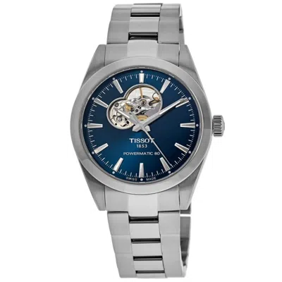 Tissot Gentleman Powermatic 80 Blue Dial Stainless Steel Men's Watch T127.407.11.041.01