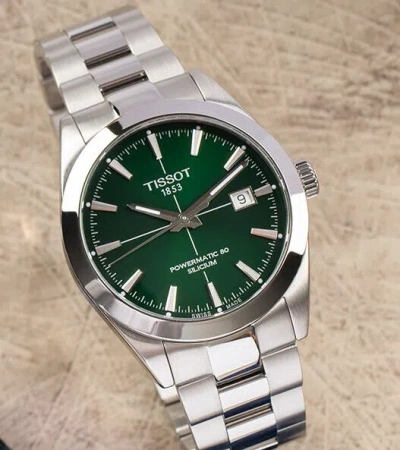 Pre-owned Tissot Gentleman Powermatic 80 T127.407.11.091.01 Men's Wristwatch