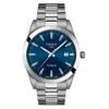 Tissot Gentleman Quartz Blue Dial Titanium Men's Watch T127.410.44.041.00 In Blue