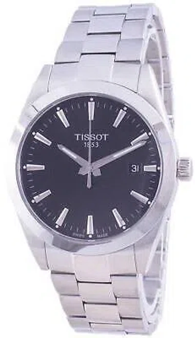 Pre-owned Tissot Gentleman Quartz T127.410.11.051.00 T1274101105100 100m Men's Watch