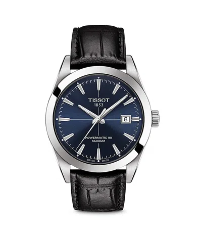 Tissot Gentleman Watch, 40mm In Black / Blue