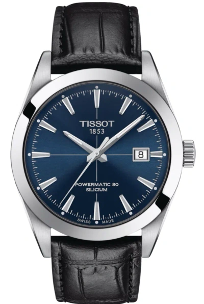 Pre-owned Tissot Gentlemen Powermatic 80 Silicium Automatic Men's Watch T1274071604101