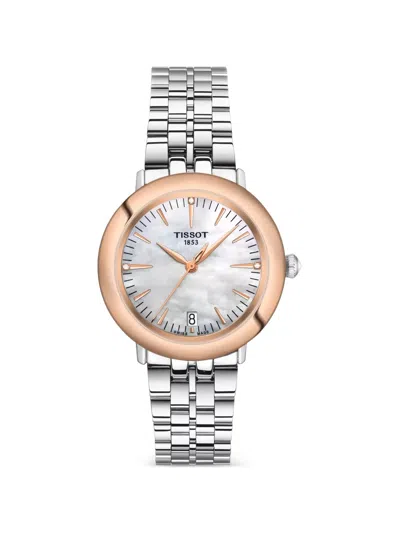 Tissot Glendora 34mm Watch In Metallic