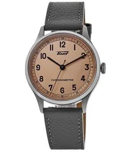 Pre-owned Tissot Heritage 1938 Automatic Cosc Pink Men's Watch T142.464.16.332.00