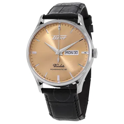 Tissot Heritage Automatic Champagne Dial Men's Watch T1184301602100 In Black / Champagne