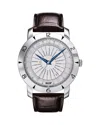 Tissot Heritage Navigator Watch, 43mm In White/brown