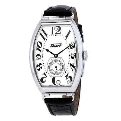 Pre-owned Tissot Heritage Porto Hand Wind Silver Dial Ladies Watch T128.505.16.012.00