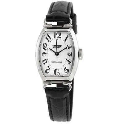 Pre-owned Tissot Heritage Porto Hand Wind White Dial Ladies Watch T128.161.16.012.00