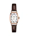 Tissot Heritage Porto Mechanical Small Lady Watch, 22mm X 30.1mm In White/brown