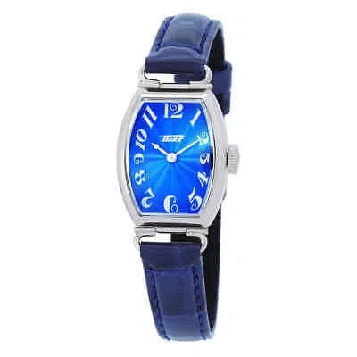 Pre-owned Tissot Heritage Quartz Blue Dial Ladies Watch T128.109.16.042.00