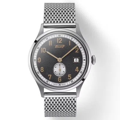 Pre-owned Tissot Heritage Small Second Cosc 1938 Auto 39mm Men's Watch T1424281108200