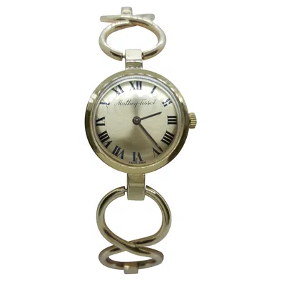 Pre-owned Tissot Ladies 18kt Yellow Gold Mathey- Watch, #3560625, Manual, 25mm Case, 37.2gr