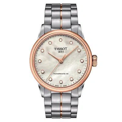 Pre-owned Tissot Ladies Luxury Automatic Diamond Watch - T0862072211600