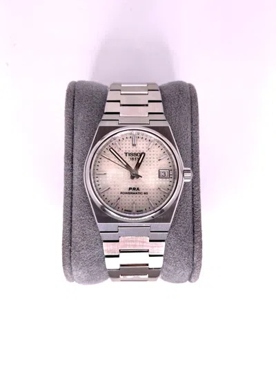 Pre-owned Tissot Ladies Prx Powermatic Wristwatch T137.207.11.111.00 In Box With Tags