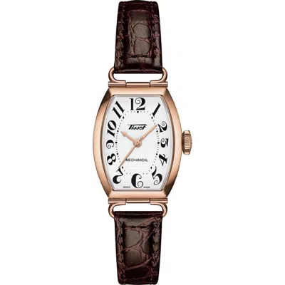 Tissot Ladies' Watch  Heritage Porto Automatic Gbby2 In Brown
