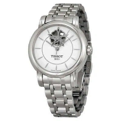 Pre-owned Tissot Lady Heart Automatic White Dial Ladies Watch T0502071101104