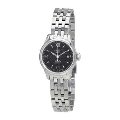 Pre-owned Tissot Le Locle Automatic Black Dial Ladies Watch T41.1.183.53