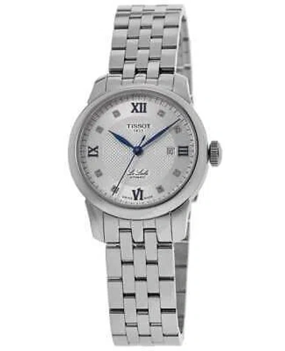 Pre-owned Tissot Le Locle Automatic Lady Silver Women's Watch T006.207.11.036.01