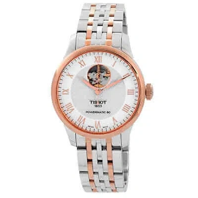 Pre-owned Tissot Le Locle Automatic Open Heart Silver Dial Men's Watch T006.407.22.033.02