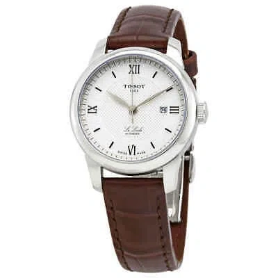 Pre-owned Tissot Le Locle Automatic Silver Dial Ladies Watch T006.207.16.038.00