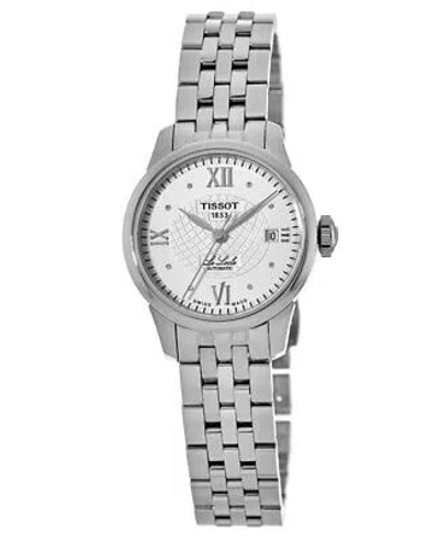 Pre-owned Tissot Le Locle Automatic Silver Dial Steel Women's Watch T41.1.183.16