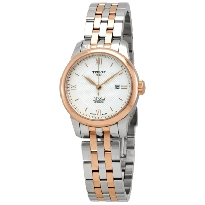 Tissot Le Locle Automatic Silver Dial Two-tone Ladies Watch T006.207.22.038.00 In Metallic