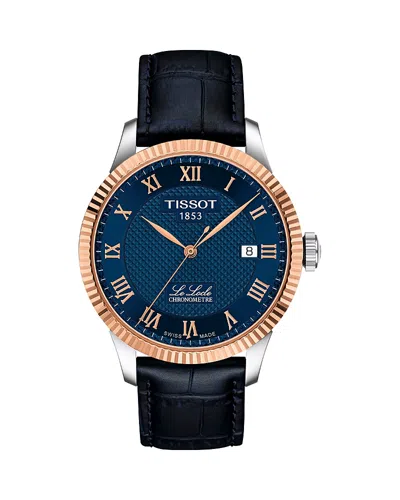 Tissot Le Locle Cosc Watch, 39mm In Blue