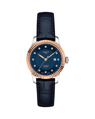 Tissot Le Locle Gold Watch, 29mm In Blue