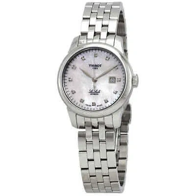 Pre-owned Tissot Le Locle Mop Diamond Dial Automatic Ladies Watch T006.207.11.116.00
