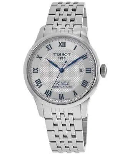 Pre-owned Tissot Le Locle Powermatic 80 20th Men's Watch T006.407.11.033.03