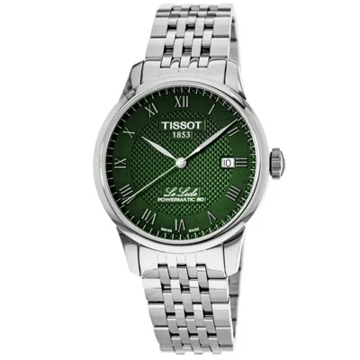Tissot Le Locle Powermatic 80 Automatic Green Dial Stainless Steel Men's Watch T006.407.11.093.00