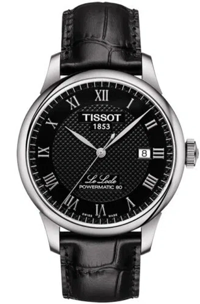 Pre-owned Tissot Le Locle Powermatic 80 Black Dial Auto Men's Watch T006.407.16.053.00