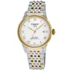 Tissot Le Locle Powermatic 80 Silver Dial Two-tone Men's Watch T006.407.22.033.01 In Silver