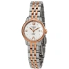 TISSOT TISSOT LE LOCLE SILVER DIAMOND DIAL AUTOMATIC TWO TONE LADIES WATCH T41.2.183.16