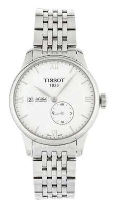 Pre-owned Tissot Le Locle Steel Men's Swiss Auto Silver Dial Watch T006.428.11.038.00
