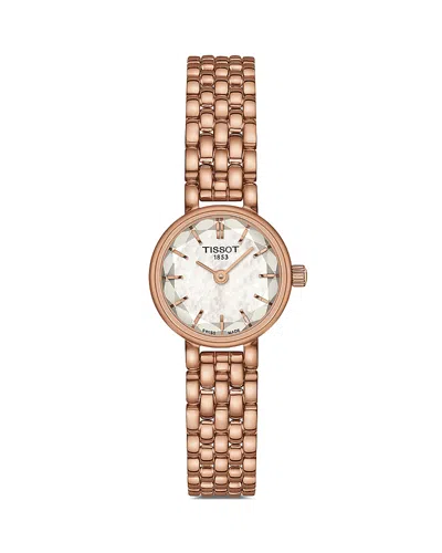Tissot Lovely Round, 19.5mm In White/rose Gold
