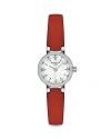 Tissot Lovely Round Watch, 20mm In White/red