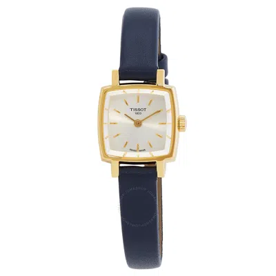 Tissot Lovely Square Summer Kit Quartz Silver Dial Ladies Watch T0581093603103 In Blue / Gold / Gold Tone / Silver / Yellow