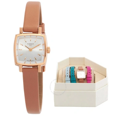 Tissot Lovely Summer Quartz Silver Dial Ladies Watch T058.109.36.031.01 In Gold / Gold Tone / Rose / Rose Gold / Rose Gold Tone / Silver