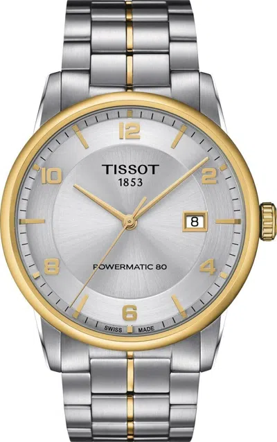 Pre-owned Tissot Luxury Automatic Silver Dial Two-tone Men's Watch - T0864072203700