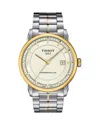 Tissot Luxury Powermatic 80 Watch, 41mm In Cream/silver