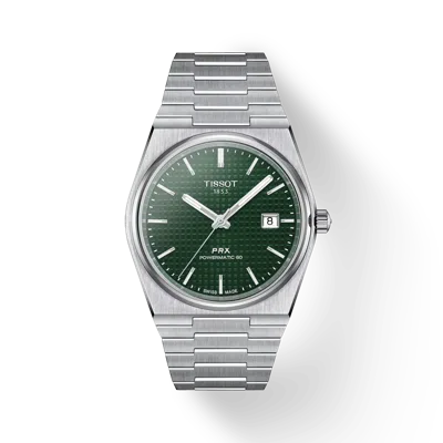 Tissot Man  Prx Powermatic 80 T1374071109100 In Green