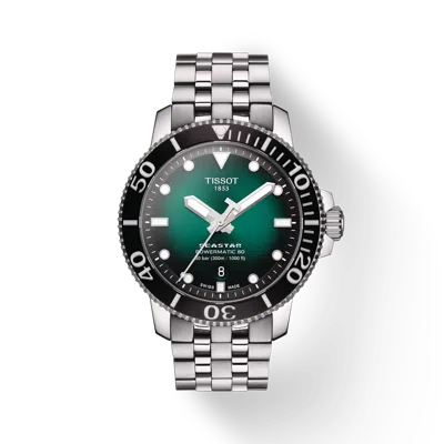 Tissot Man  Seastar 1000 Powermatic 80 T1204071109101 In Green