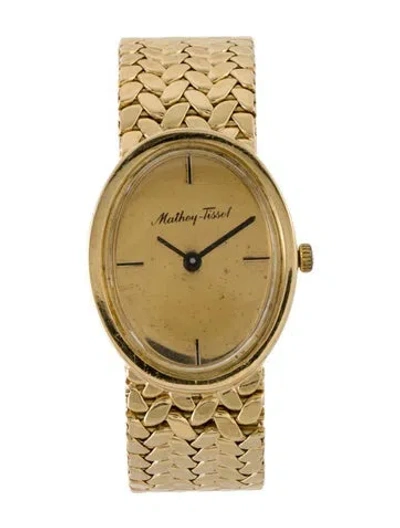 Pre-owned Tissot Mathey  Classic Watch, 27mm In Multi