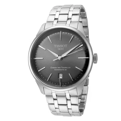 Tissot Men's Chemin Des Tourelles 39mm Watch T1398071106100 In Silver