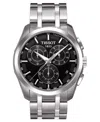 Tissot Men's Chronograph Stainless Steel Bracelet Watch 41mm In No Color