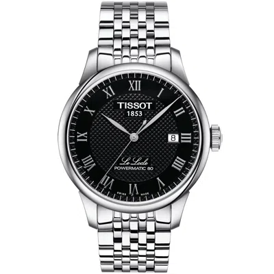 Tissot Men's Le Locle Powermatic 80 Black Dial Watch