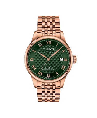 Tissot Men's Powermatic Pvd Coated Stainless Steel Watch, 39.30mm In Gold