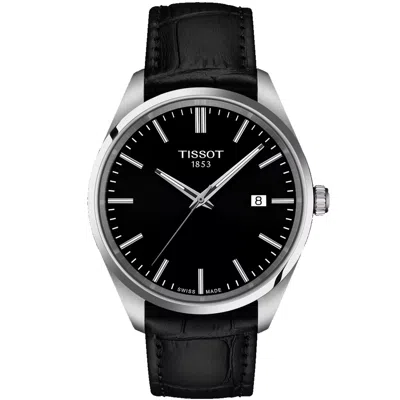 TISSOT MEN'S PR 100 BLACK DIAL WATCH