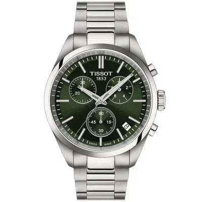 TISSOT MEN'S PR 100 GREEN DIAL WATCH